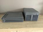 6 nieuwe grijze schoenendozen IKEA, Huis en Inrichting, Ophalen of Verzenden, Nieuw, Minder dan 50 cm