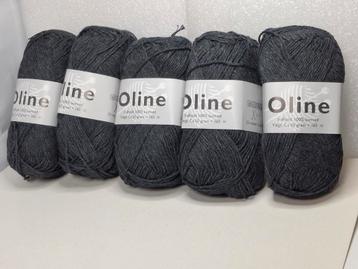 20 Bollen Grijs Katoen Garen - Breien & Haken beschikbaar voor biedingen