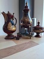 Edeltin Kurz & Co Servies - Theekransje, Antiek en Kunst, Antiek | Tin, Ophalen of Verzenden
