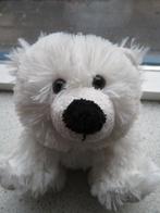 Kika beer wit draadjes velours kleine maat ca 24 cm, Ophalen of Verzenden, Zo goed als nieuw, Beer