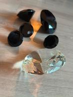 Diamant vormig glas in diverse maten, Ophalen of Verzenden