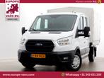 Ford Transit 2.0 TDCI 130pk L2H1 Trend D.C. Open Laadbak met, Auto's, Voorwielaandrijving, 15 km/l, Euro 6, 4 cilinders