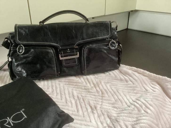 Nieuwe Claudio Ferrici hand-/schoudertas, Sieraden, Tassen en Uiterlijk, Tassen | Schoudertassen, Nieuw, Overige merken, Zwart