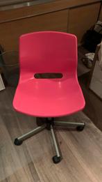 Roze bureaustoel, Ophalen, Gebruikt, Roze
