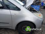 Scherm rechts-voor van een Mitsubishi Colt, Ophalen of Verzenden, 3 maanden garantie, Gebruikt, Mitsubishi