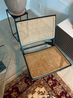 Rotan Stoel - Zwart Frame, Huis en Inrichting, Stoelen, Ophalen, Zwart, Zo goed als nieuw, Eén