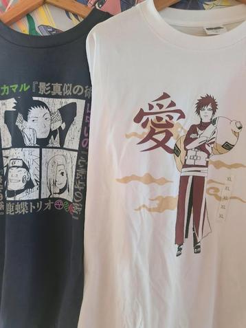 2 Naruto T-shirts (Niet gedragen) beschikbaar voor biedingen