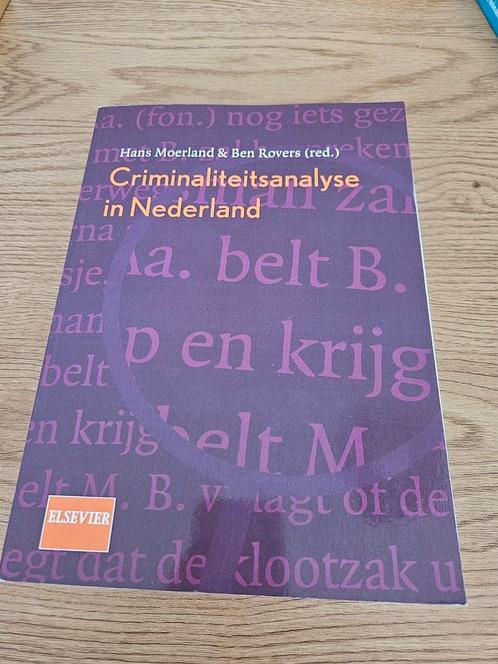 Criminaliteitsanalyse in Nederland (nieuw), Boeken, Studieboeken en Cursussen, Zo goed als nieuw, HBO, Alpha, Ophalen of Verzenden
