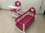 Houten Poppenstoel en Poppenbedje, Kinderen en Baby's, Speelgoed | Houten speelgoed, Ophalen, Zo goed als nieuw, Overige typen