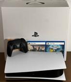 PS5 Disc Versie (Zo goed als nieuw) + Games!, Spelcomputers en Games, Spelcomputers | Sony PlayStation 5, Ophalen of Verzenden