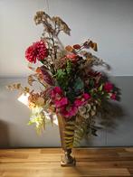 Prachtig bloemstuk in vaas, Ophalen of Verzenden, Zo goed als nieuw, Binnen