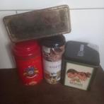 4 oude koffie en thee blikken nescafe enz adv nr 3, Verzamelen, Blikken, Ophalen of Verzenden, Gebruikt, Koffie, Overige merken