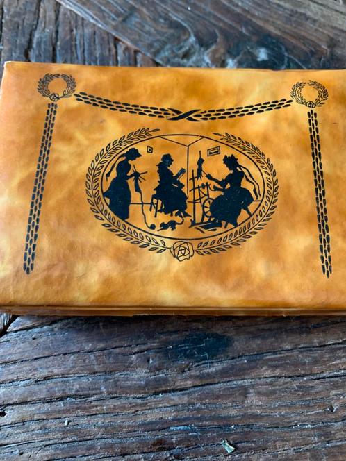 Duitsland deco doos met haarpinnen schuifjes, Antiek en Kunst, Curiosa en Brocante, Ophalen of Verzenden