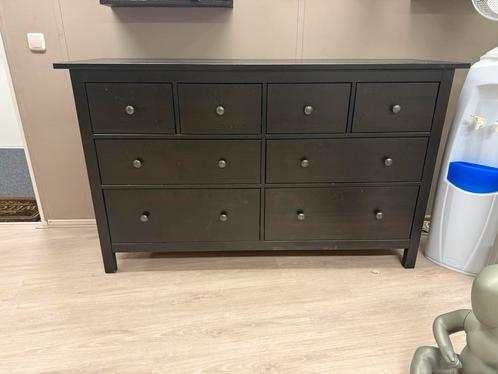 Hemnes ladekast zwartbruin, Huis en Inrichting, Kasten | Ladekasten, Gebruikt, Minder dan 100 cm, 150 tot 200 cm, 25 tot 50 cm