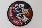 swirl  312  sqn bonzo  f-16  Vliegbasis Volkel, Verzenden, Luchtmacht, Nederland, Embleem of Badge
