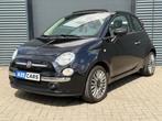 Fiat 500 1.2 Lounge |CABRIO|PARKEERSENSOREN|AIRCO|ELEKTRISCH, Auto's, Voorwielaandrijving, Stof, 4 cilinders, Zwart