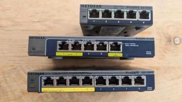 Netgear Prosafe Switch GS108PE, GS105PE, GS105E beschikbaar voor biedingen