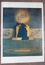 Art Nouveau poster heruitgave jaren 70, Ophalen of Verzenden, Gebruikt, A1 t/m A3, Film en Tv