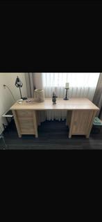 Bureau met bureaustoel te koop!, Ophalen, In hoogte verstelbaar, Gebruikt, Bureau