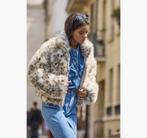 Luipaard patroon bont jasje maat L, Kleding | Dames, Ophalen of Verzenden, Nieuw, Maat 42/44 (L), Beige