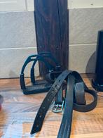Blauwe flex beugels met beugelriemen, Dieren en Toebehoren, Ophalen of Verzenden, Gebruikt, Springen