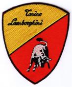 Lamborghini Tonino stoffen opstrijk patch embleem #1, Verzamelen, Automerken, Motoren en Formule 1, Ophalen of Verzenden, Nieuw