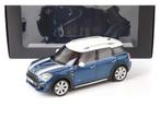 Aktieprijs Mini Cooper S Countryman F60, blue/white, Hobby en Vrije tijd, Modelauto's | 1:18, Kyosho, Auto, Ophalen of Verzenden