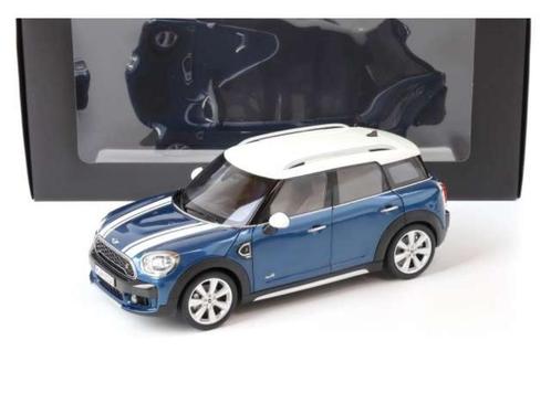 Aktieprijs Mini Cooper S Countryman F60, blue/white, Hobby en Vrije tijd, Modelauto's | 1:18, Nieuw, Auto, Kyosho, Ophalen of Verzenden