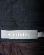 A-RTICLES linnen rokje, rok, zwart, Mt. 36, A-rticles, Zo goed als nieuw, Maat 36 (S), Zwart