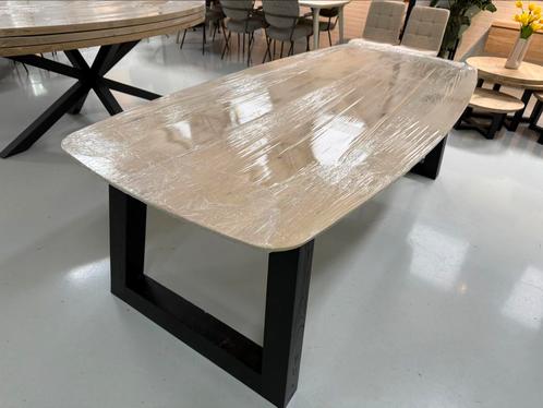 Deens ovale 180 t/m 240cm eiken tafel + tafelpoten OPRUIMING, Huis en Inrichting, Tafels | Eettafels, Nieuw, 100 tot 150 cm, 200 cm of meer