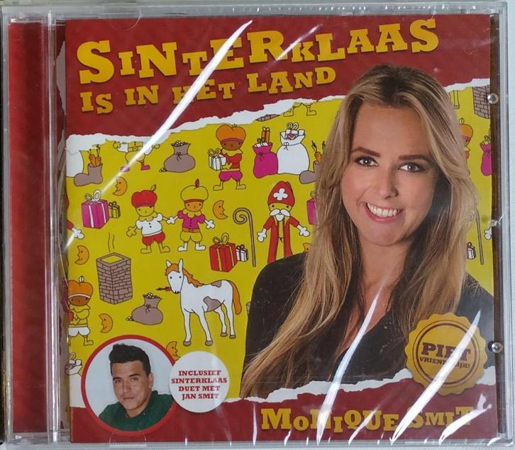 NIEUW Monique Smit - Sinterklaas is in het land (2016), Cd's en Dvd's, Cd's | Kinderen en Jeugd, Nieuw in verpakking, Muziek, 3 tot 5 jaar