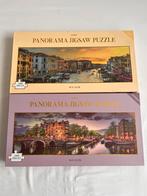 2 panorama puzzels, Ophalen of Verzenden, 500 t/m 1500 stukjes, Zo goed als nieuw, Legpuzzel