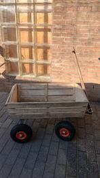 Houten bolderkar, Ophalen, Gebruikt