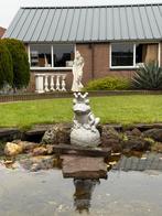 Tuinbeeld kikker zilver, Ophalen of Verzenden, Gebruikt