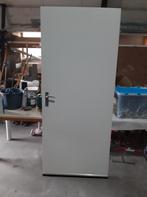 Opdekdeur rechtsdraaiend wit, Doe-het-zelf en Verbouw, Deuren en Horren, Ophalen, Gebruikt, Binnendeur, 200 tot 215 cm