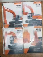 Folders Hitachi  3-serie graafmachines  4 x, Folder, Hitachi, Ophalen of Verzenden, Zo goed als nieuw
