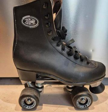 ZGAN RSI starter rolschaatsen zwart echt leer maat 38 zwart beschikbaar voor biedingen