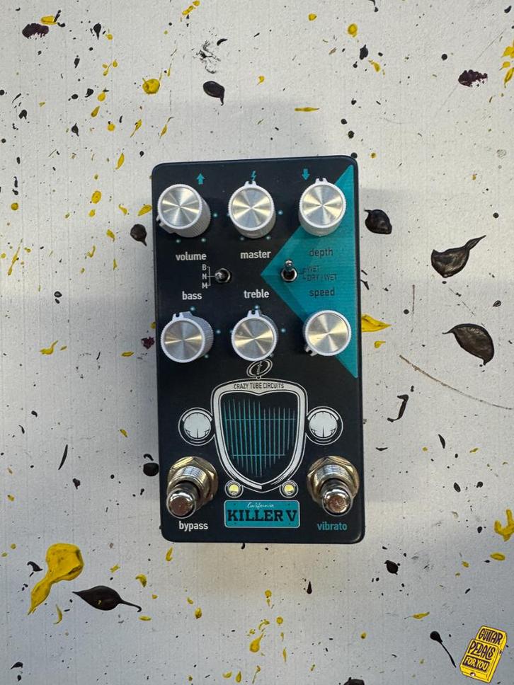 Crazy Tube Circuits Killer V vibrato overdrive, Muziek en Instrumenten, Effecten, Zo goed als nieuw, Distortion, Overdrive of Fuzz