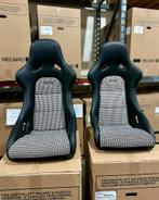 Recaro Pole Position leder pepita kuipstoel schaalstoel, Auto diversen, Tuning en Styling, Ophalen of Verzenden