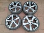 Audi rotors velgen 19 inch winterbanden a4 a5 a6 a8 set, Gebruikt, Winterbanden, 235 mm, Ophalen
