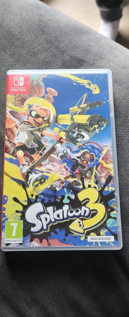 Splatoon 3 - Nintendo Switch, Spelcomputers en Games, Games | Nintendo Switch, Zo goed als nieuw, Shooter, 1 speler, Vanaf 7 jaar