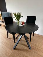 IKEA MARIEDAMM Eettafel - Zwart, Rond - 105cm, Huis en Inrichting, Tafels | Eettafels, Ophalen, Kunststof, 100 tot 150 cm, Rond