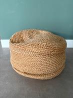 Sisal poef - naturel - veel gebruikt, Ophalen, Minder dan 50 cm, Gebruikt, Rond