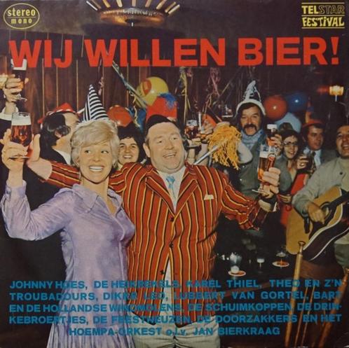 Wij Willen Bier!, Cd's en Dvd's, Vinyl | Nederlandstalig, Zo goed als nieuw, Levenslied of Smartlap, Ophalen of Verzenden