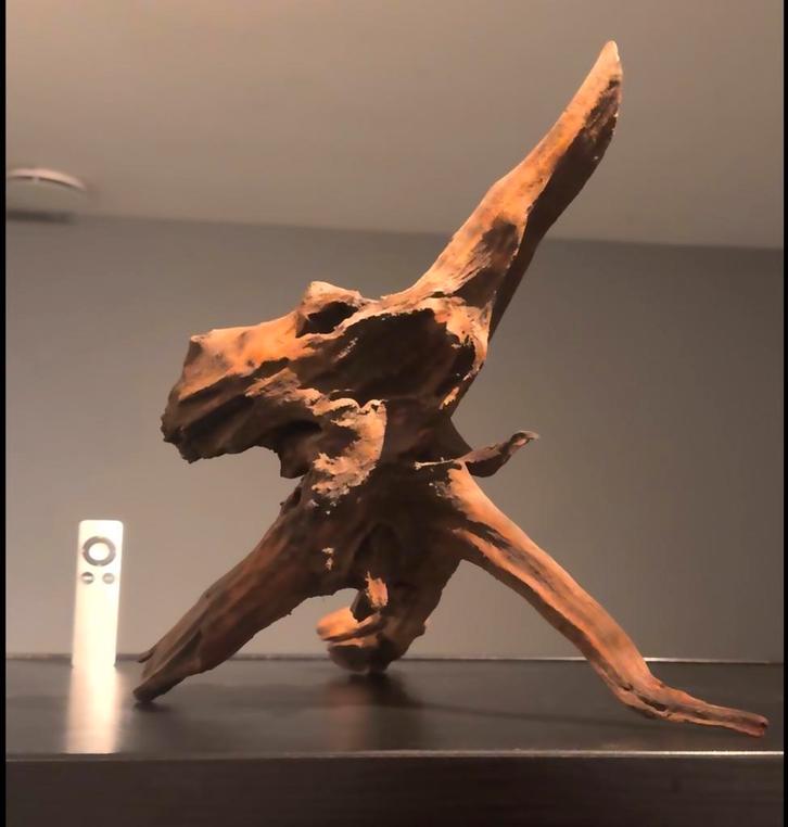 Groot stuk Kienhout / Driftwood / Spiderwood, Hout Decoratie, Dieren en Toebehoren, Vissen | Aquaria en Toebehoren, Zo goed als nieuw
