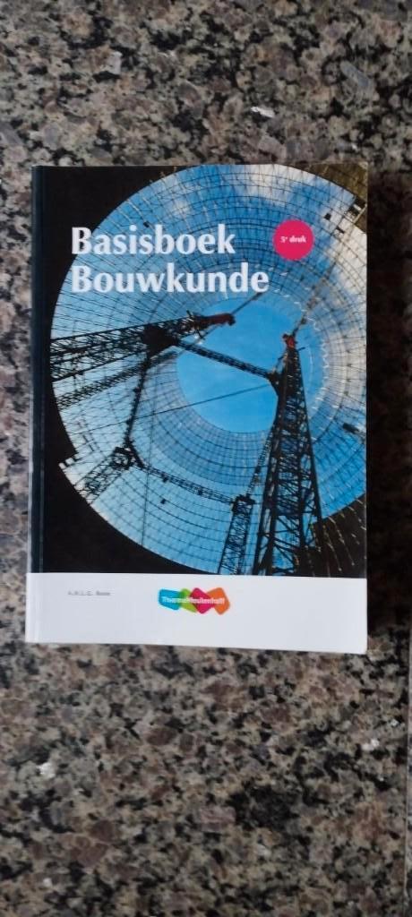 Basisboek Bouwkunde - A.H.L.G. Bone nieuw € 50, Boeken, Verzenden, Nieuw, Bouwkunde