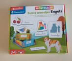 Clementoni Montessori  Eerste Woordjes Engels 3–6 jaar NIEUW, Ophalen of Verzenden, Nieuw, Taal en Lezen