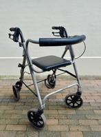 Opvouwbare rollator met rugleuning & 4 zwenkwielen, Diversen, Ophalen, Lichtgewicht, Zo goed als nieuw