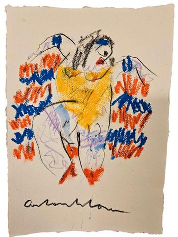 Anton Heyboer Danseres op molen papier  beschikbaar voor biedingen