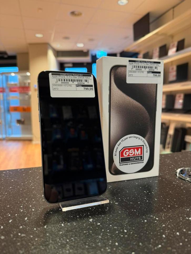 Apple iPhone 15 Pro Max 256GB Refurbished met garantie, Telecommunicatie, Mobiele telefoons | Apple iPhone, Refurbished, 256 GB
